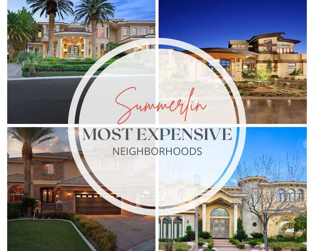 Most Expensive Neighborhoods in Summerlin