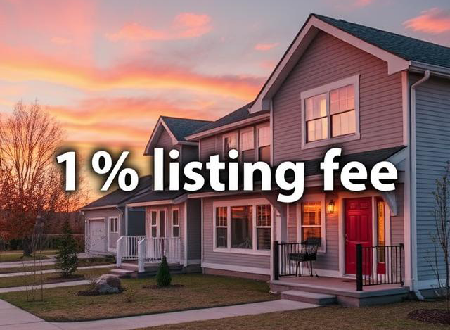 1% listing fee