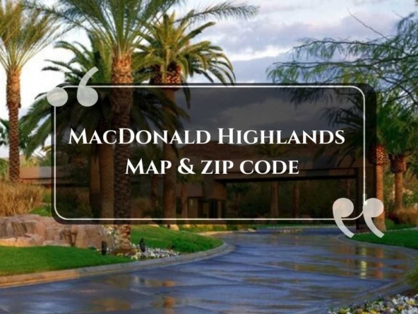 MacDonald Highlands Community Map and zip code