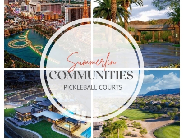 Summerlin Communities With Pickleball Courts