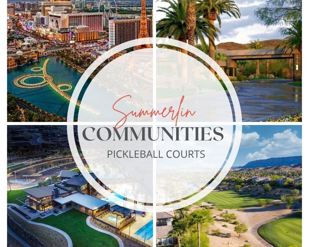 Summerlin Communities With Pickleball Courts